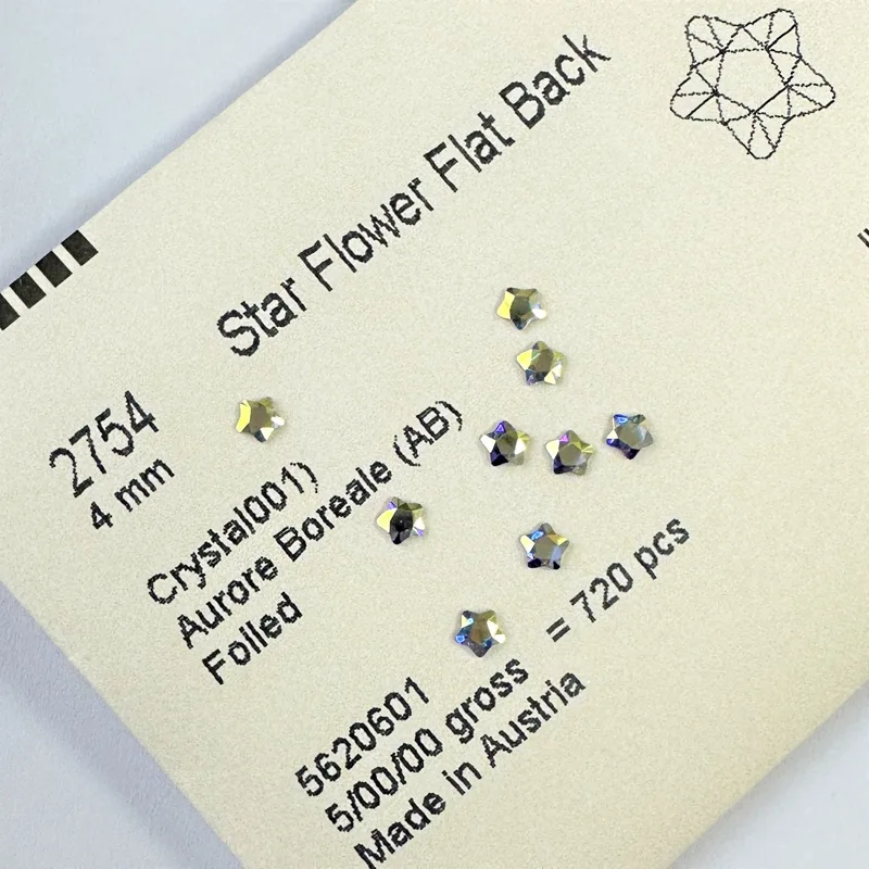 Genuine 2754 Star Flower Flat  - Star Flat Back recension och pris