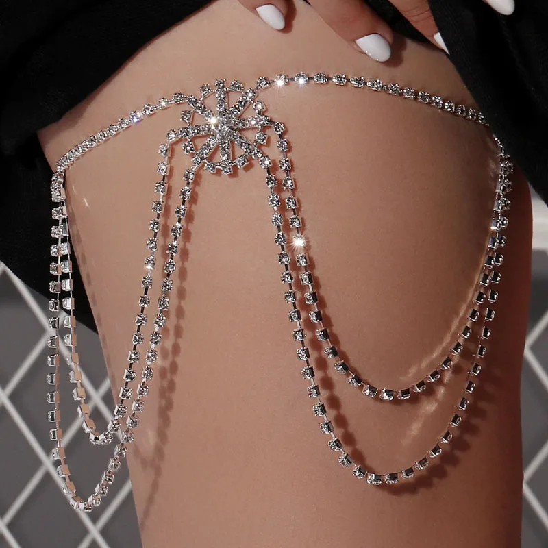 Stonefans Fashion Christmas Sn - Body Jewelry Thigh Chain recension och pris
