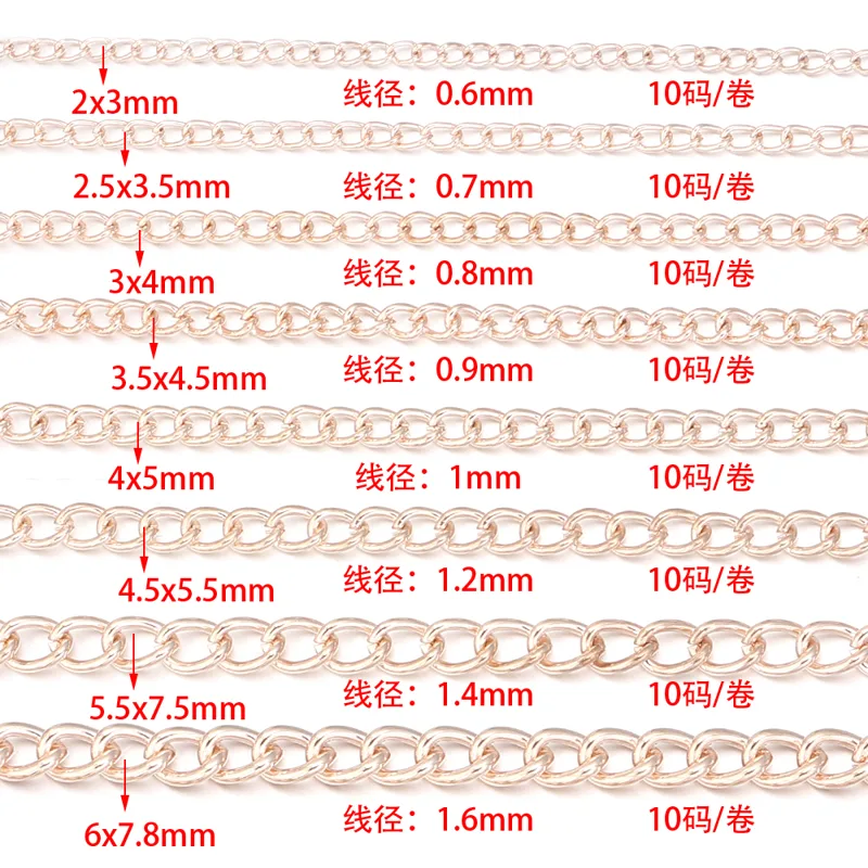 10yards/roll Flat 2-6mm Extens - Body Jewelry For You recension och pris