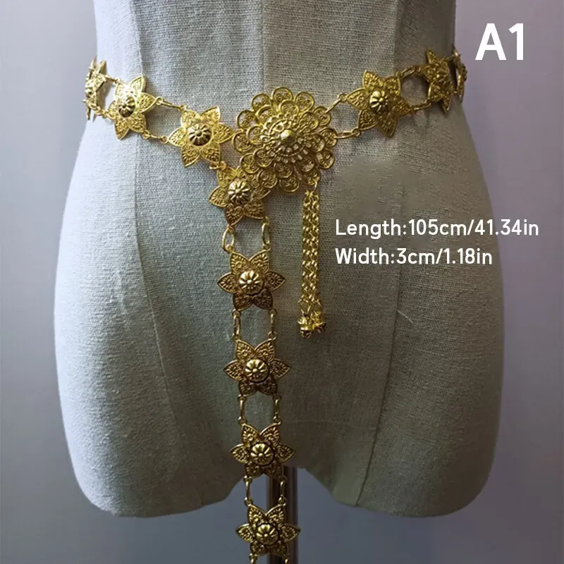 1PC Metal Thailand Waist Chain - Body Jewelry For You recension och pris