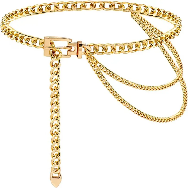 Punk Waist Chain Metal Belt La - Body Jewelry Harness recension och pris